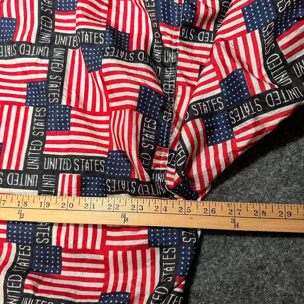 Solare Sporta American Flag Vintage Windbreaker USA Jacket Size M Mens - Picture 7 of 8